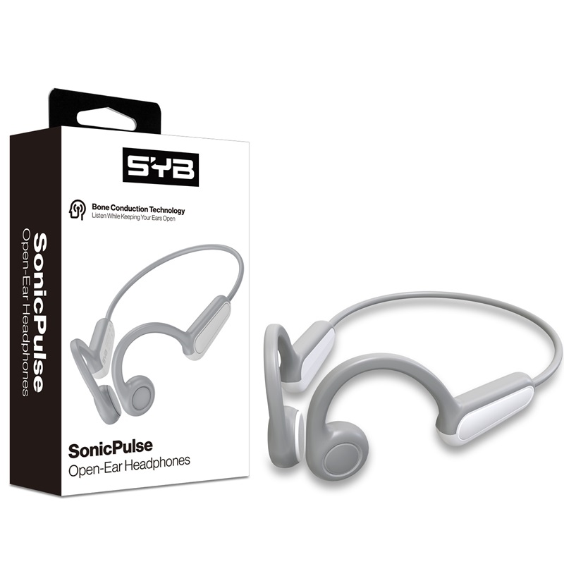 Picture of SYB SonicPulse Open-Ear Bone Conduction Headphones - Gray