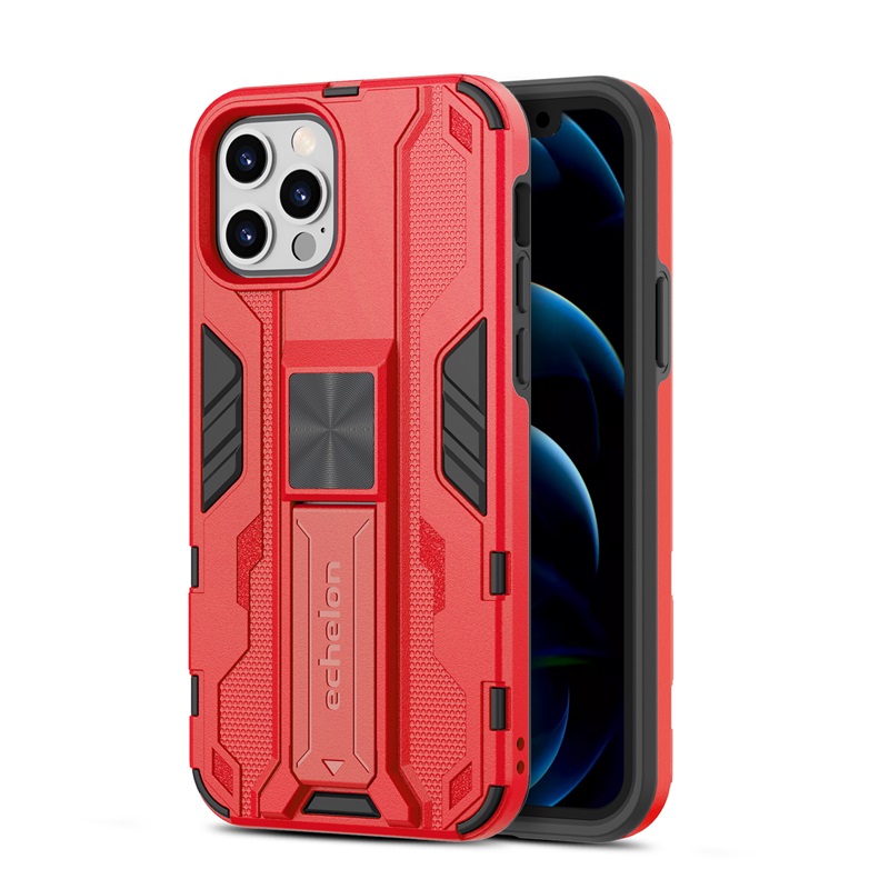 Picture of echelon Reflex Series Case w Kickstand for iPhone 12 / 12 Pro (6.1) - Red