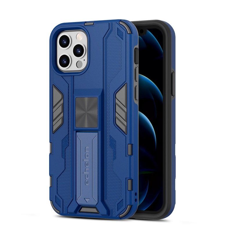 Picture of echelon Reflex Series Case w Kickstand for iPhone 12 / 12 Pro (6.1) - Reflex Blue