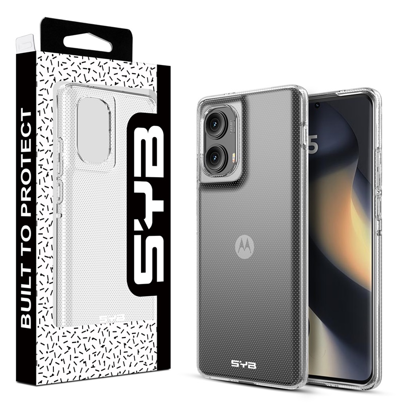 Picture of SYB Candy Skin Cover for Motorola Edge 5G (2024) - Glossy Transparent Clear