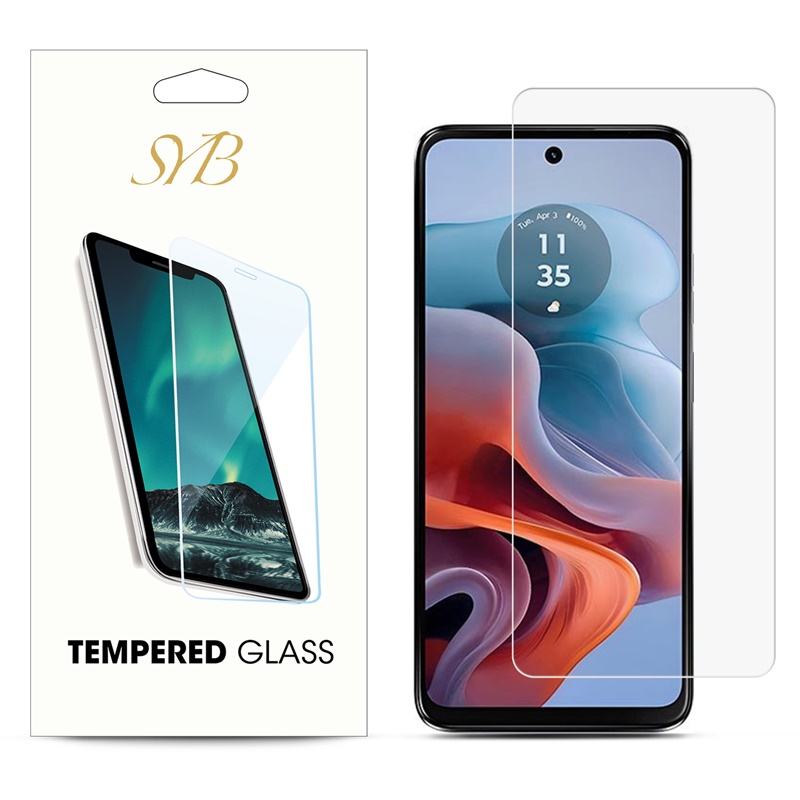 Picture of SYB Tempered Glass Screen Protector (2.5D) for Motorola Moto G 5G (2024) - Clear