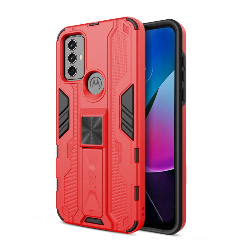 Picture of SYB Reflex Series Case w Kickstand for Motorola Moto G Play (2023) - Red