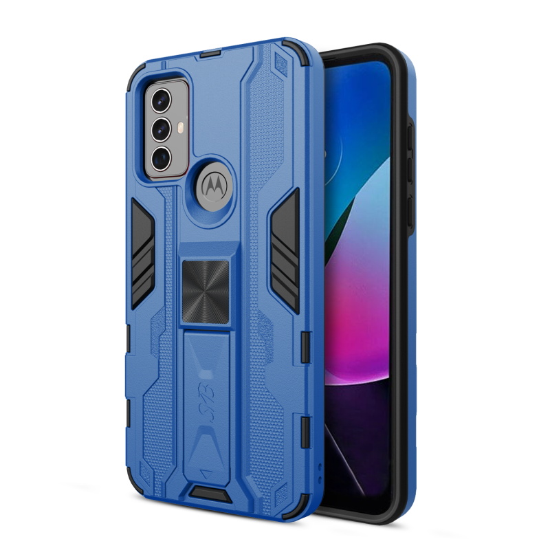 Picture of SYB Reflex Series Case w Kickstand for Motorola Moto G Play (2023) - Reflex Blue