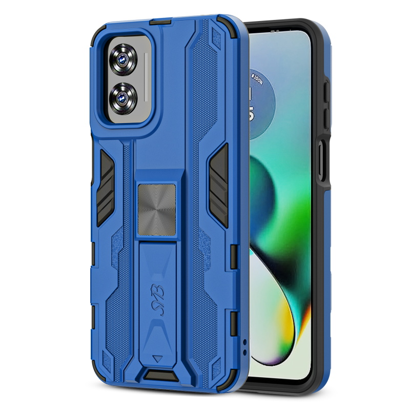 Picture of SYB Reflex Series Case w Kickstand for Motorola Moto G Play 4G (2024) - Reflex Blue