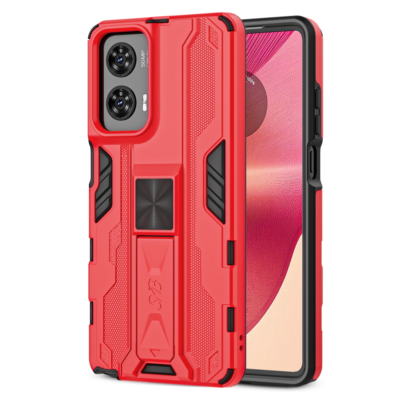 Picture of SYB Reflex Series Case w Kickstand for Motorola Moto G Stylus 5G (2024) - Red