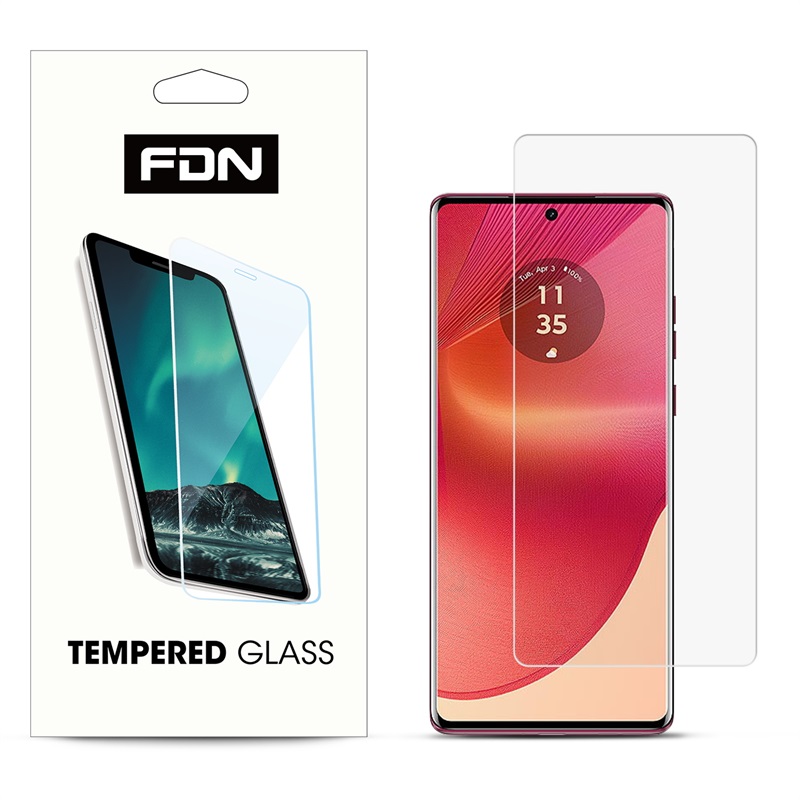 Picture of FDN Tempered Glass Screen Protector (2.5D) for Motorola Moto G Stylus 5G (2024) - Clear