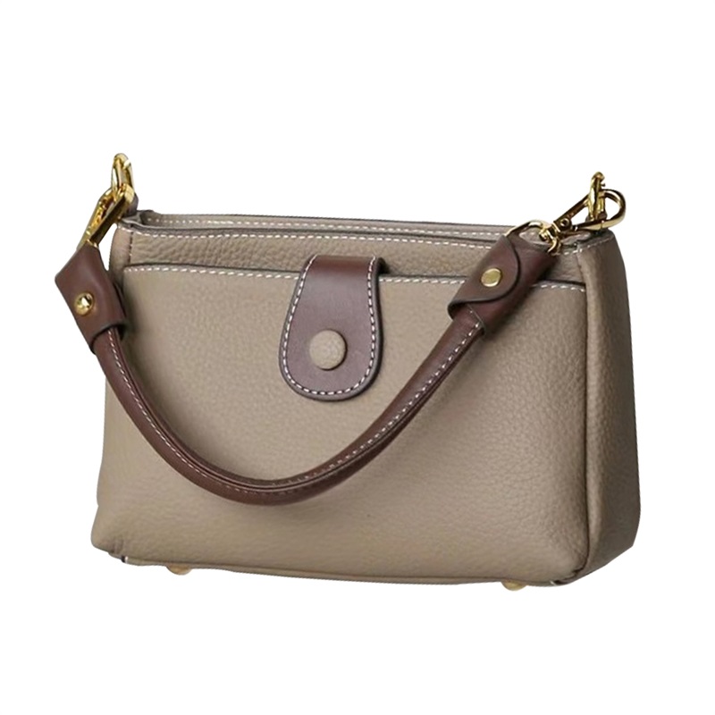 Picture of Roykin TOGO Large Textured Cowhide All-in-One Crossbody Shoulder Bag-Golden brown