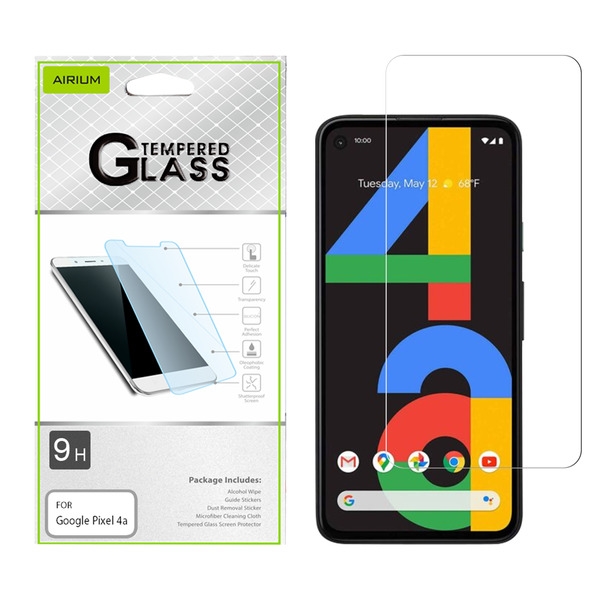 Picture of Airium Tempered Glass Screen Protector (2.5D) for GOOGLE Pixel 4a - Clear for Google Pixel 4a - Clear