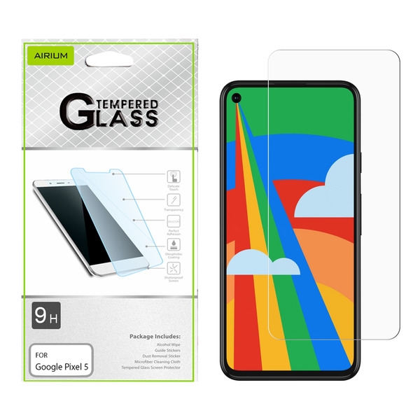 Picture of Airium Tempered Glass Screen Protector (2.5D) for GOOGLE Pixel 5 - Clear for Google Pixel 5 - Clear