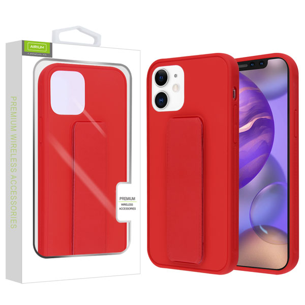 Picture of Airium Hybrid Case (with Foldable Stand) for Apple iPhone 12 mini (5.4) - Red