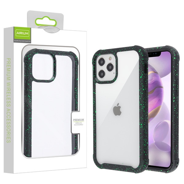 Picture of Airium Splash Hybrid Case for Apple iPhone 12 Pro Max (6.7) - Highly Transparent Clear / Black