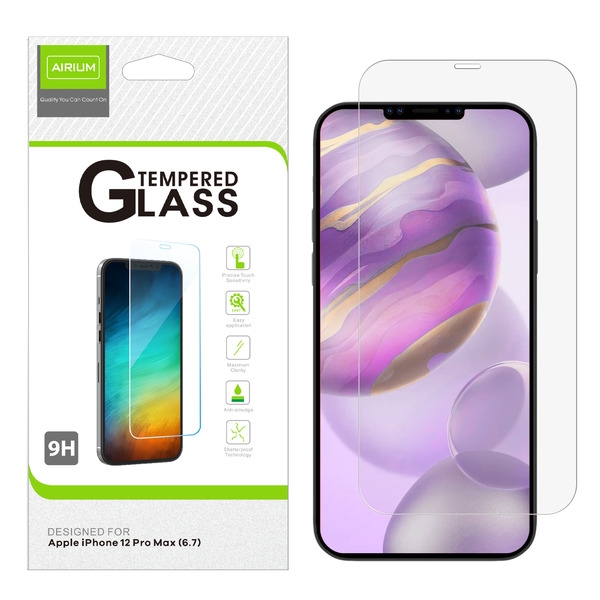 Picture of Airium Tempered Glass Screen Protector (2.5D) for APPLE iPhone 12 Pro Max (6.7) - Clear