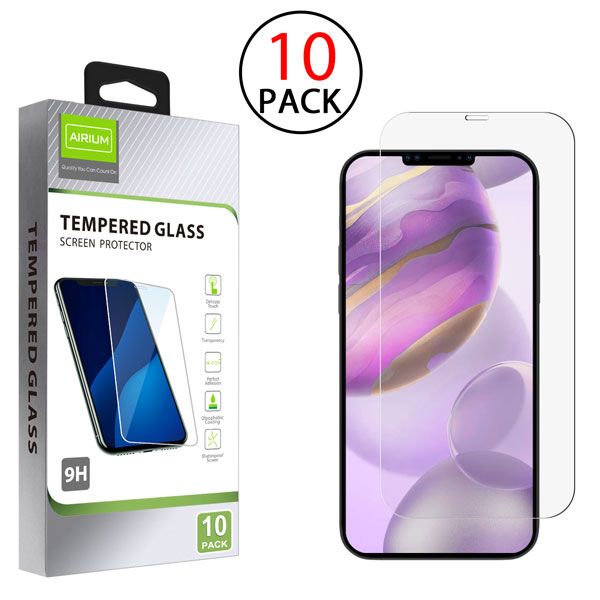 Picture of Airium Tempered Glass Screen Protector (2.5D)(10-pack) for Apple iPhone 12 Pro Max (6.7) - Clear