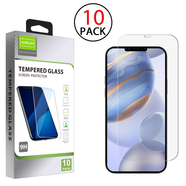 Picture of Airium Tempered Glass Screen Protector (2.5D)(10-pack) for Apple iPhone 12 (6.1) / 12 Pro (6.1) - Clear