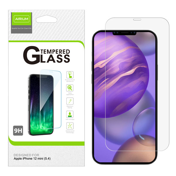 Picture of Airium Tempered Glass Screen Protector (2.5D) for Apple iPhone 12 mini (5.4) - Clear