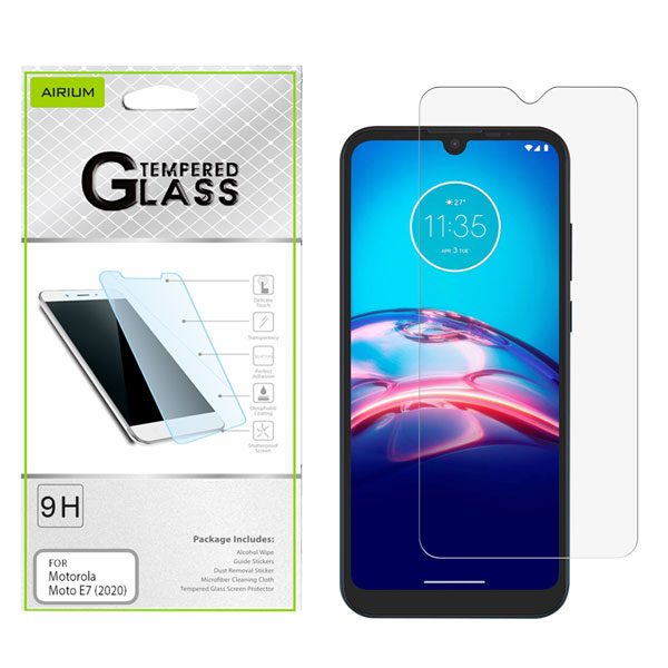 Picture of Airium Tempered Glass Screen Protector (2.5D) for Motorola Moto E (2020) / Moto E7 (2020) - Clear