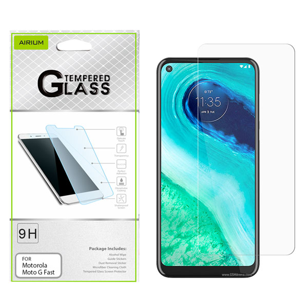 Picture of Airium Tempered Glass Screen Protector (2.5D) for Motorola Moto G Fast - Clear