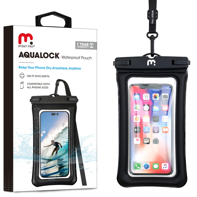 Picture of MyBat Pro AquaLock Universal Floating Waterproof Pouch – Black