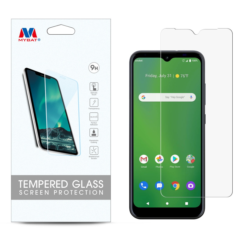 Picture of MyBat Tempered Glass Screen Protector (2.5D) for CRICKET Ovation - Clear for Cricket Ovation Att Radiant Max - Clear