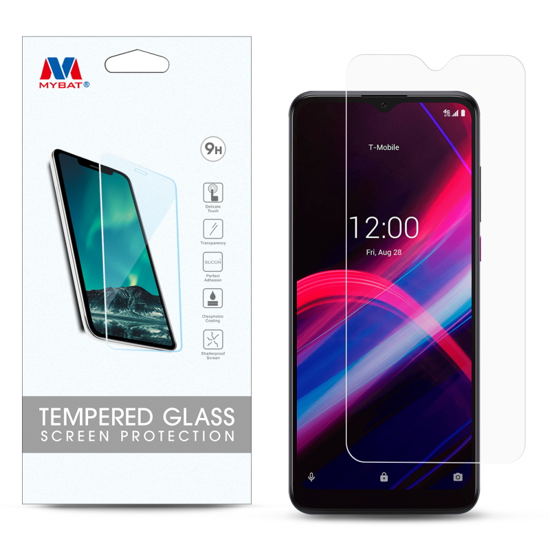 Picture of MyBat Airium Tempered Glass Screen Protector (2.5D) for T-mobile Revvl 4+ / TCL Revvl 4+ - Clear