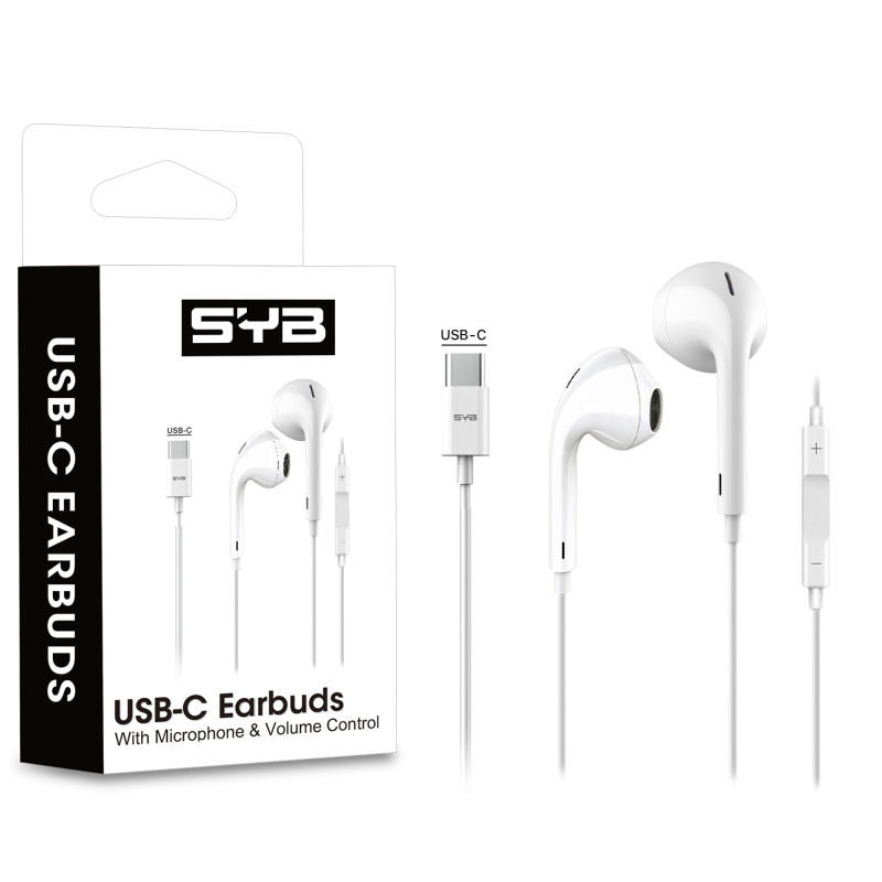 Picture of SYB USB Type-C Digital Audio Earphone - White