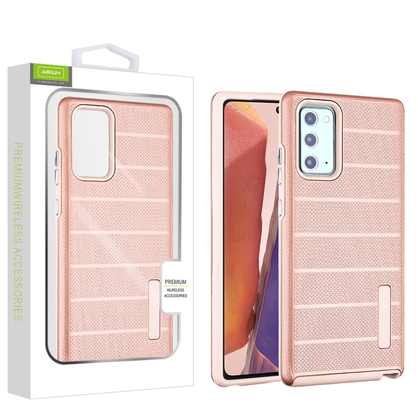 Picture of Airium Fusion Protector Case for Samsung Galaxy Note 20 - Rose Gold Dots Textured / Rose Gold