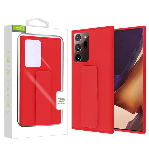 Picture of Airium Hybrid Case (with Foldable Stand) for Samsung Galaxy Note 20 Ultra - Red