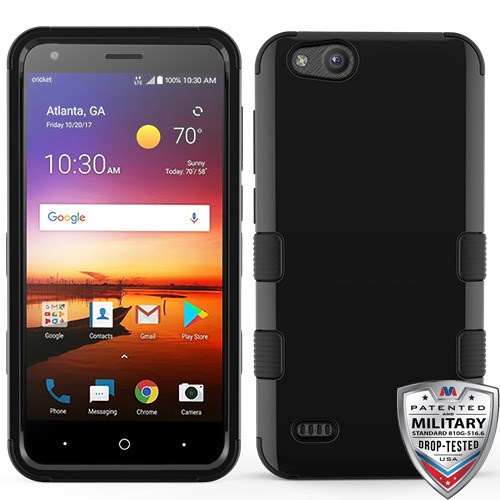 Picture of MyBat TUFF Series Case for Zte N9137 (Tempo X)/Tempo Go / Fanfare 3 - Jet Black / Black